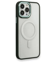 Newface Apple iPhone 14 Pro Kılıf Room Magneticsafe Silikon - Köknar Yeşili