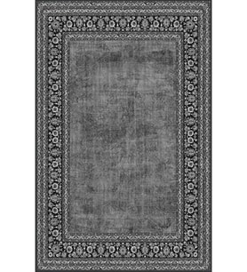 Eliana Home Baskılı, Yıkanabilir Kaymaz Taban Salon Halısı LNA1330-HT127 100x150 cm (Gri)