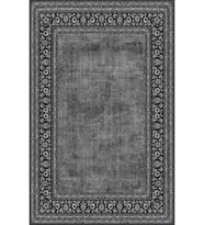 Eliana Home Baskılı, Yıkanabilir Kaymaz Taban Salon Halısı LNA1330-HT127 100x150 cm (Gri)