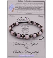 Sertifikalı AAA+ Kalite Doğal Gri Kalsedon Taşı - Sakinlik Güç Ruh Dinginliği Bilekliği
