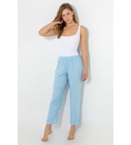 DoReMi Viskon Bayan Pijama Altı (Bebek Mavisi)