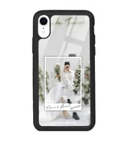 iPhone XR Uyumlu İsimli Polaroid Çerçeve Tasarımlı Glossy Telefon Kılıfı