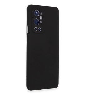 One Plus 9 Pro Kılıf Nano içi Kadife Silikon - Siyah