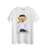 Take İt Easy Tedy Bear Beyaz Tshirt