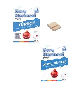 5. Sınıf Prestij Türkçe ve Sosyal Bilgiler Soru Hazinesi + Telefon Tutucu