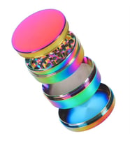 Valkyrie 63 mm 4 Katmanlı Mıknatıslı Çinko Alaşım Herbal Grinder Baharat Bitki Ot Tütün Öğütücü Renkli
