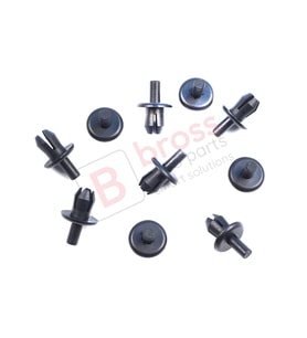 VW Audi Skoda Seat OEM 16186729901C için 10 Adet Tampon Trim Panel Tutucu Klips Genişleyen Perçin