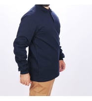 Sweatshirt 2 İplik Polo Yaka Lacivert (Renksiz)