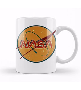Nasa 70s Retro Kupa Bardak Porselen
