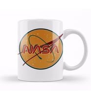 Nasa 70s Retro Kupa Bardak Porselen