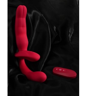 Strapless Vibratör 10 Farklı Titreşim Modu, Uzaktan Kumandalı, Şarjlı G Nokta Uyarıcılı Tasarım