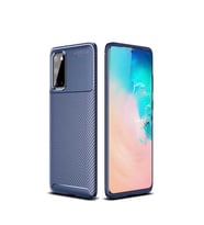 Samsung Galaxy S20 Kılıf Esnek Soft Karbon Tasarım Legion Serisi (Lacivert)
