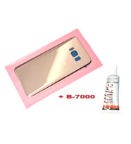 Samsung Galaxy S8 Arka Pil Batarya Kapağı (CAM+B-7000) GOLD