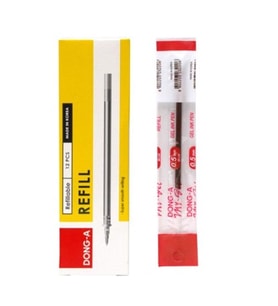 Kırmızı My Gel 0.5mm Ince Iğne Uçlu Jel Kalem Yedeği 1 Adet Dong-A My-jel Pilot Kalem Yedeği