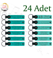 Koyu Turkuaz & Turkuaz, 24’lü Set, Kişiye Özel Anahtarlık, Müzik Festivaline Katılanlara Sürpriz