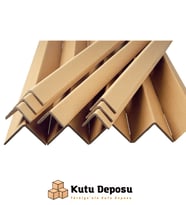 40x40 mm Köşebent Karton 2 mm Kalınlık 2 mt Uzunluk (25 ADET)