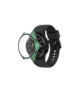 Watch 5 44mm Wall Camlı Kasa Ekran Koruyucu - Koyu Yeşil