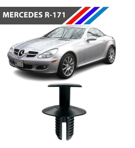 Mercedes R-171 SLK Class Davlumbaz Klipsi 81471-911-992 M1700-5 100 Adet