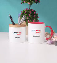 Radyoloji Teknikeri Kupa Bardak Kırmızı ve Kalemlik
