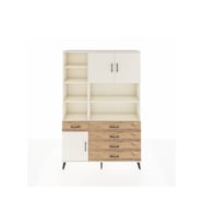 Arges Dolap 9 Raflı 5 Çekmeceli 3 Kapaklı 132x30x195 Aytaşı-Aytaşı/Çam