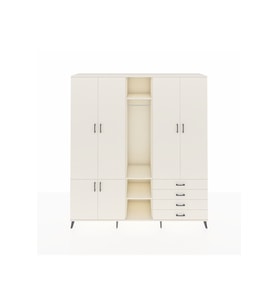 Hyperion Gardrop 14 Raflı 4 Çekmeceli Tek Askılı 220x44x243 Aytaşı-Aytaşı/Aytaşı