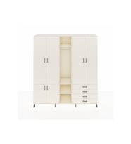 Hyperion Gardrop 14 Raflı 4 Çekmeceli Tek Askılı 220x44x243 Aytaşı-Aytaşı/Aytaşı