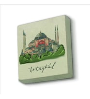 Ayasofya Camii Baskılı Doğaltaş  Magnet(KRT-006)