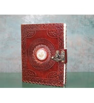 Taşlı Deri Defter Ksk3154