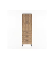 Hyperion Dolap 3 Raflı 4 Çekmeceli 2 Kapaklı 60x44x195 Aytaşı-Çam