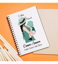 Anneler Günü Tasarımlı Defter Kişiye Özel