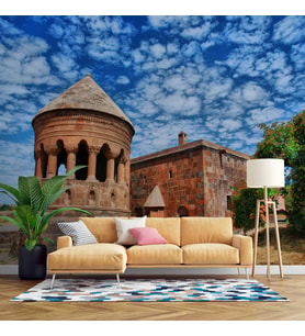 Bitlis Ahlat Emir Bayindir Mescidi Manzaralı Duvar Kağıdı