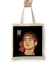 Kpop Handsome Kim Taehyung Bts Bez Çanta Uzun Saplı