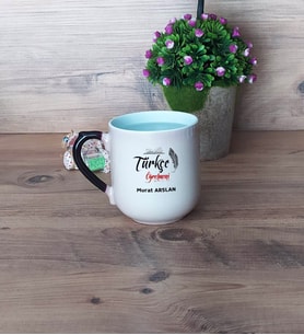 Türkçe Öğretmeni Kupa Bardak Sihirli Oval Öğretmenler Günü Hediyesi