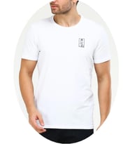 Adidas EF-4076 Erkek Battal Pamuk Cotton T-Shirt (Beyaz)