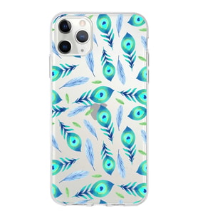 PrintiFy Apple  iPhone 11 Pro ile Uyumlu 1mm Slim Fit Nazar Boncuğu 3 Baskılı Şeffaf  Kılıf