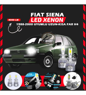 Fiat Tipo Uzun - Kısa FarUyumlu Şimşek Etkili Led Xenon Performance Series H4
