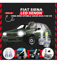 Fiat Tipo Uzun - Kısa FarUyumlu Şimşek Etkili Led Xenon Performance Series H4