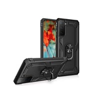 Samsung Galaxy S21 FE Uyumlu Kılıf Zore Vega Kapak (Siyah)