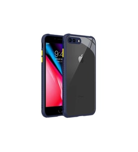 Apple iPhone 8 Plus Uyumlu Kılıf Zore Kaff Kapak (Lacivert)