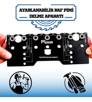 Ayarlanabilir Raf Pimi Delme Aparatı