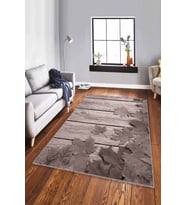 Gri Çınar 3D Kaymaz Tabanlı Makinede Yıkanabilir Halı CNR01 - 100 x 160 cm