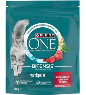 Purina One Sığır Etli Yetişkin Kedi Maması 750gr