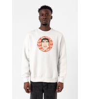 Monogatari Anime Takeo Gouda Circle Poster Beyaz Erkek 2ip Sweatshirt