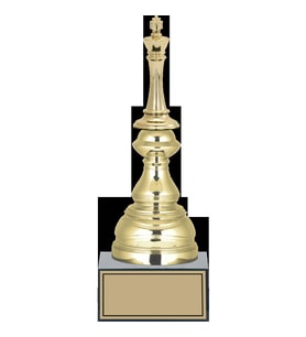 ODAK KUPA - Figürlü Kupalar - Satranç Figürlü Kupalar FG-023 B - 27 cm