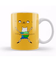 Adventure Time Jake And Finn Hug Kupa Bardak Porselen