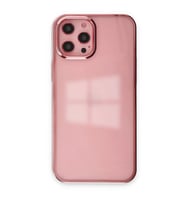 Apple İphone 12 Pro Max Kılıf Element Silikon - Pembe