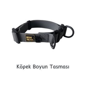 Köpek Boyun Tasmasi Waterproof Collar Gri S Beden