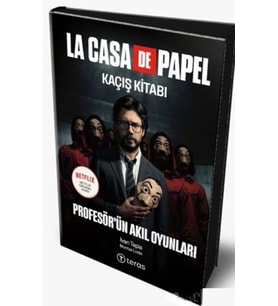 La Case De Papel Kaçış Kitabı - Profesör'ün Akıl Oyunları (Ciltli) (Maske Hediyeli)