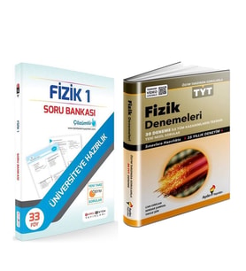 Farklı Sistem TYT Fizik Soru Bankası ve Aydın Deneme Seti 2 Kitap