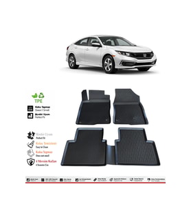 Honda Civic FC5 2018 Model 4D Havuzlu Paspas
